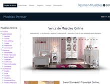 Tablet Screenshot of peymar-muebles.com